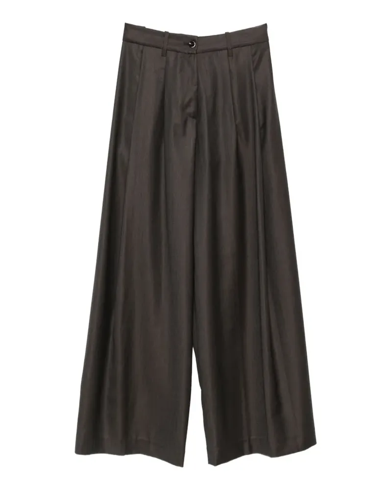 nine:inthe:morning Perla Hose mit Bundfalten - Grau Grau