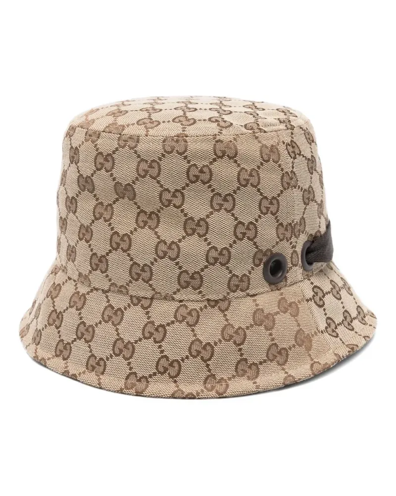 Gucci Fischerhut mit GG-Muster - Nude Nude