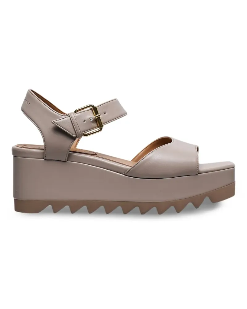 Stella McCartney Elyse Plateau-Sandalen - Nude Nude