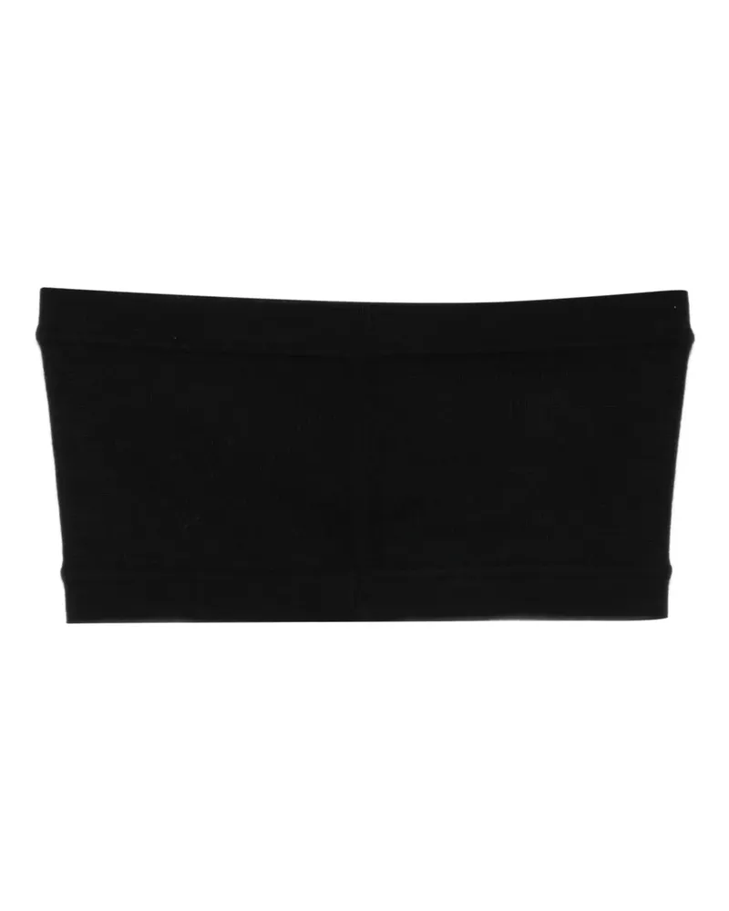 Rick Owens easy bandeau top - Schwarz Schwarz