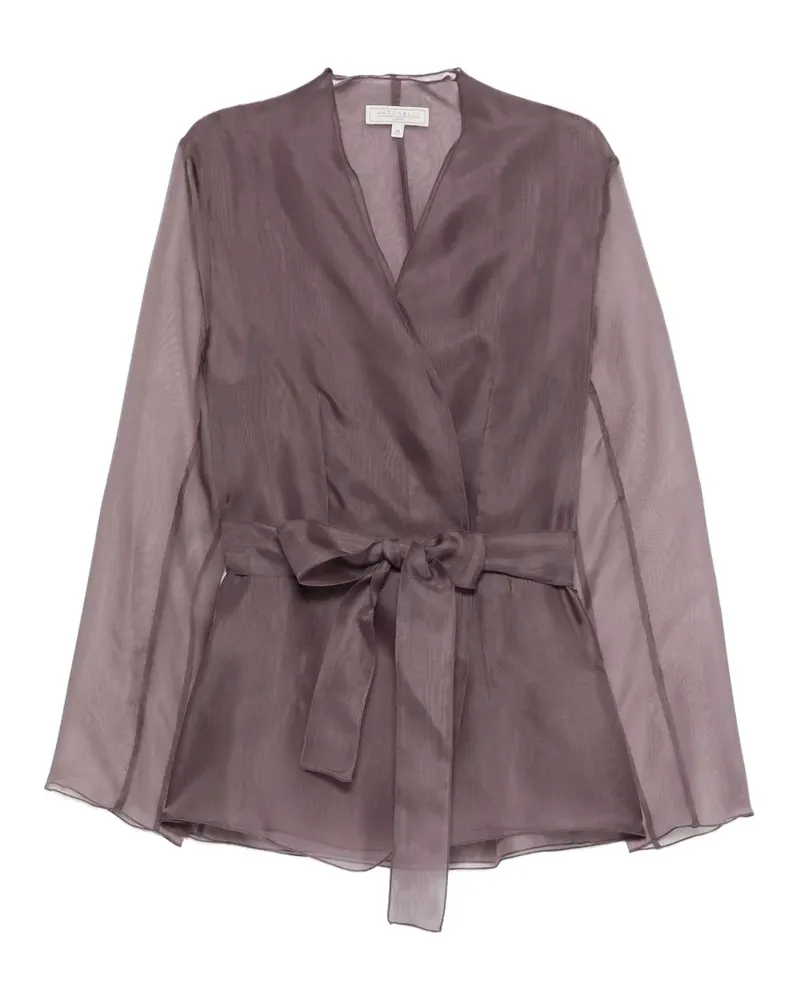 Antonelli Firenze Elia tie-waist jacket - Violett Violett