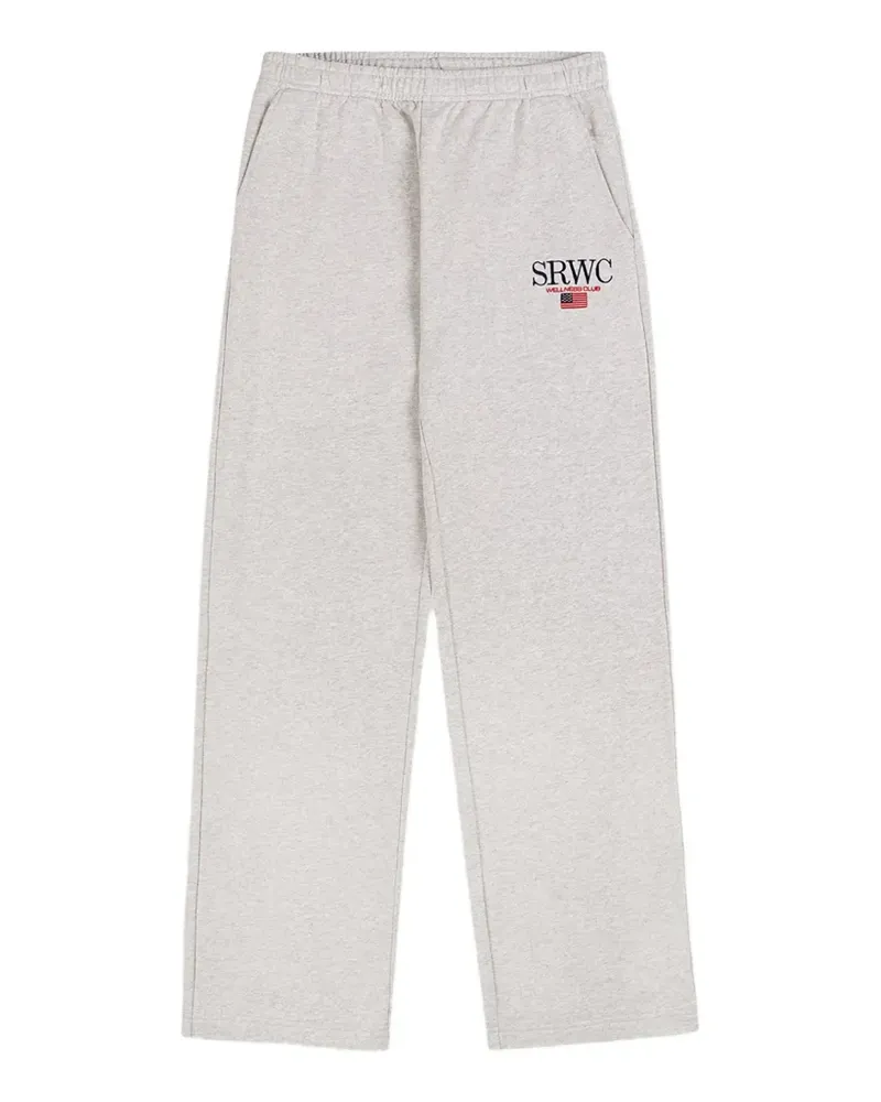 SPORTY & RICH logo sweatpants - Grau Grau