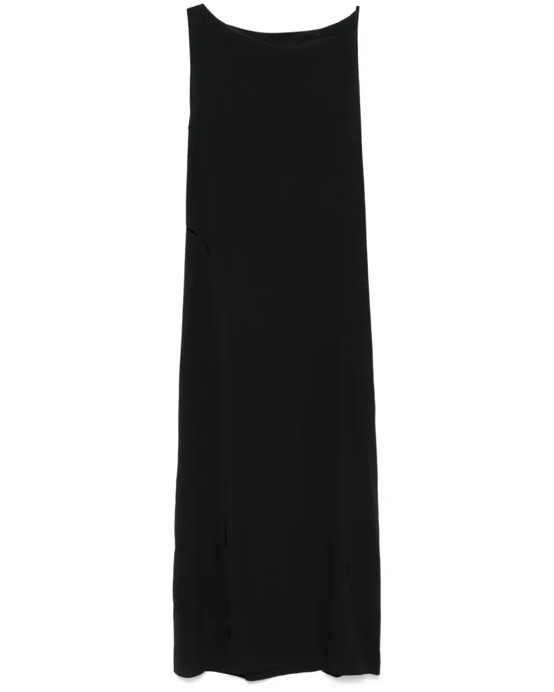 Y-3 Maxikleid mit Schlitz - Schwarz Schwarz