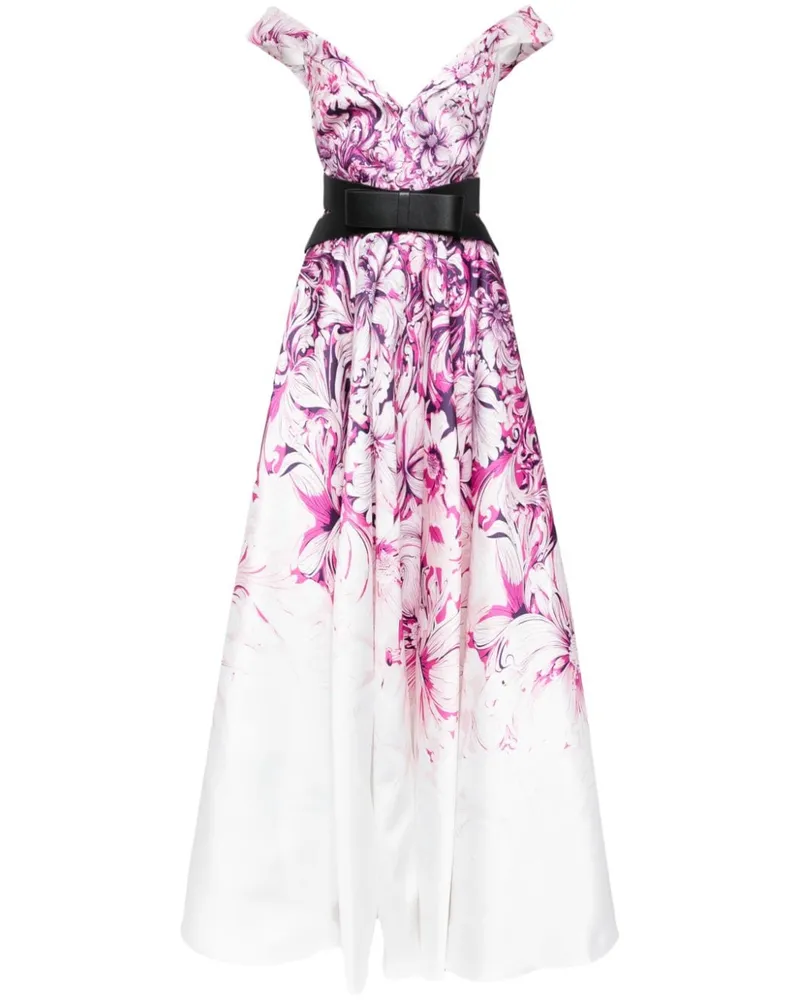 Saiid Kobeisy Schulterfreies Abendkleid - Weiß Weiß