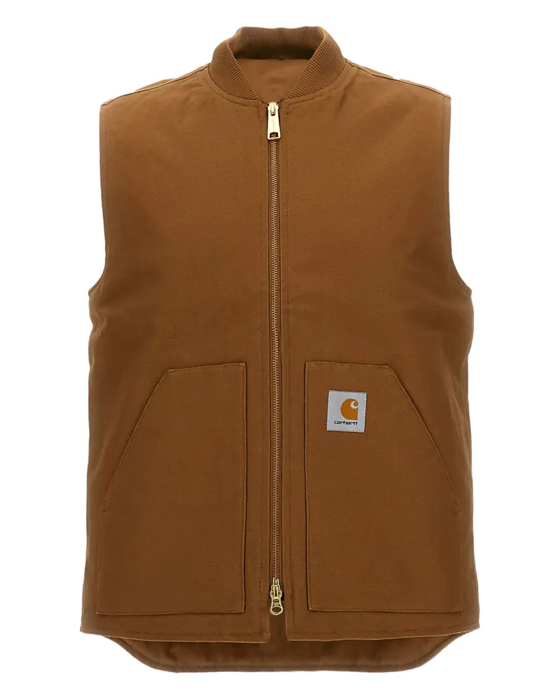 Carhartt WIP Weste mit Reißverschluss - Braun Braun