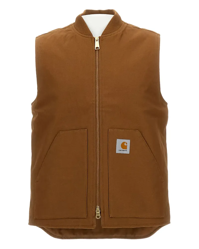 Carhartt WIP Weste mit Reißverschluss - Braun Braun
