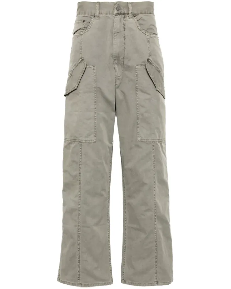 Izzue Cargohose mit geradem Bein - Grau Grau