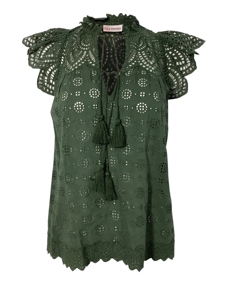 Ulla Johnson tassel-detail top - Grün Grün