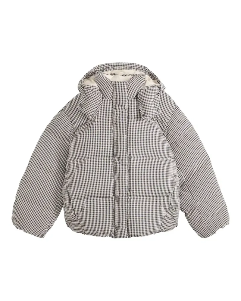 Levi's Tate Bubble gingham puffer jacket - Grau Grau