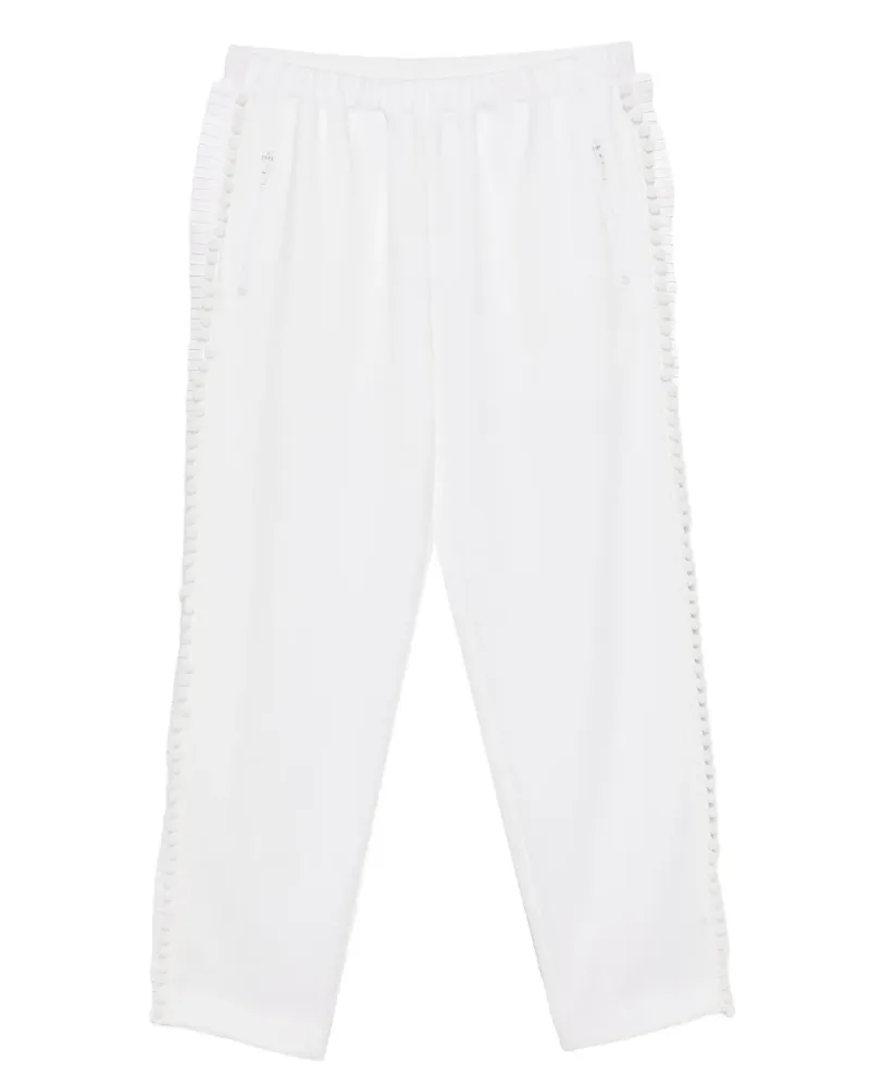 Comme des Garçons Hose mit Pompons - Weiß Weiß