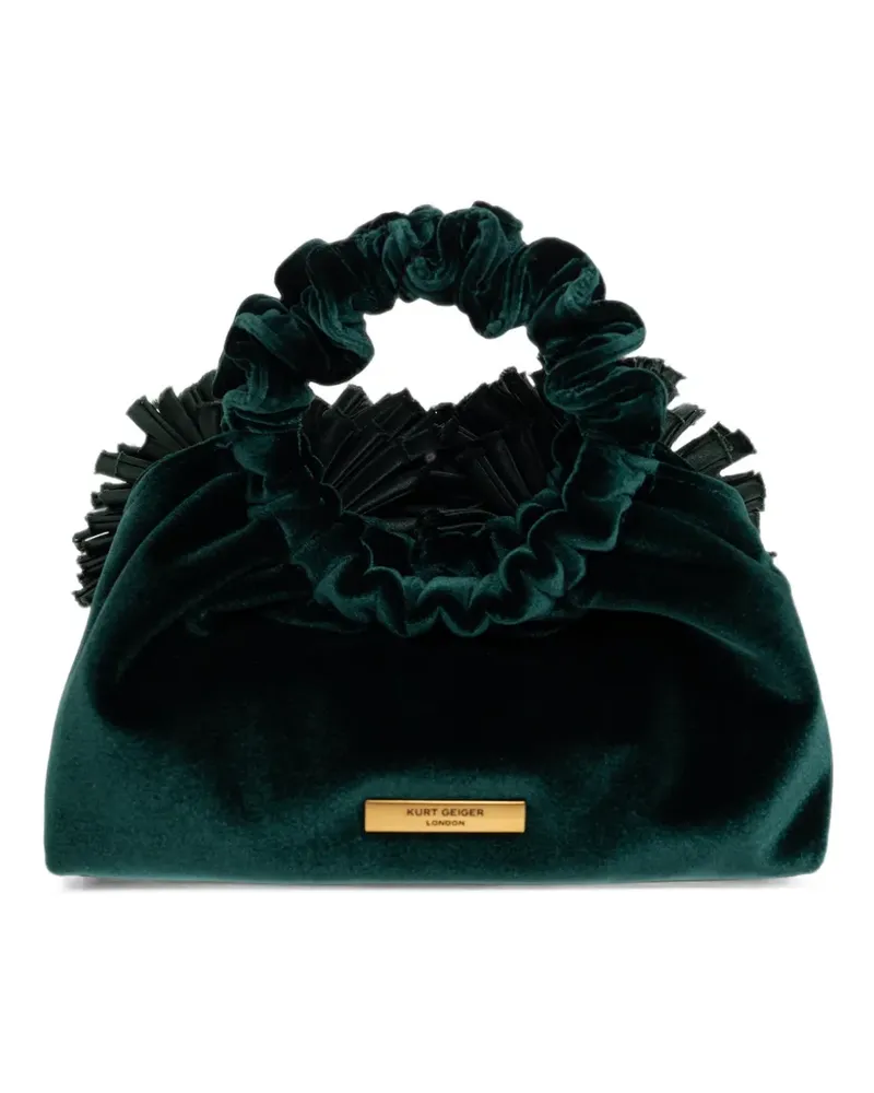 Kurt Geiger Mini Pom Schultertasche - Grün Grün