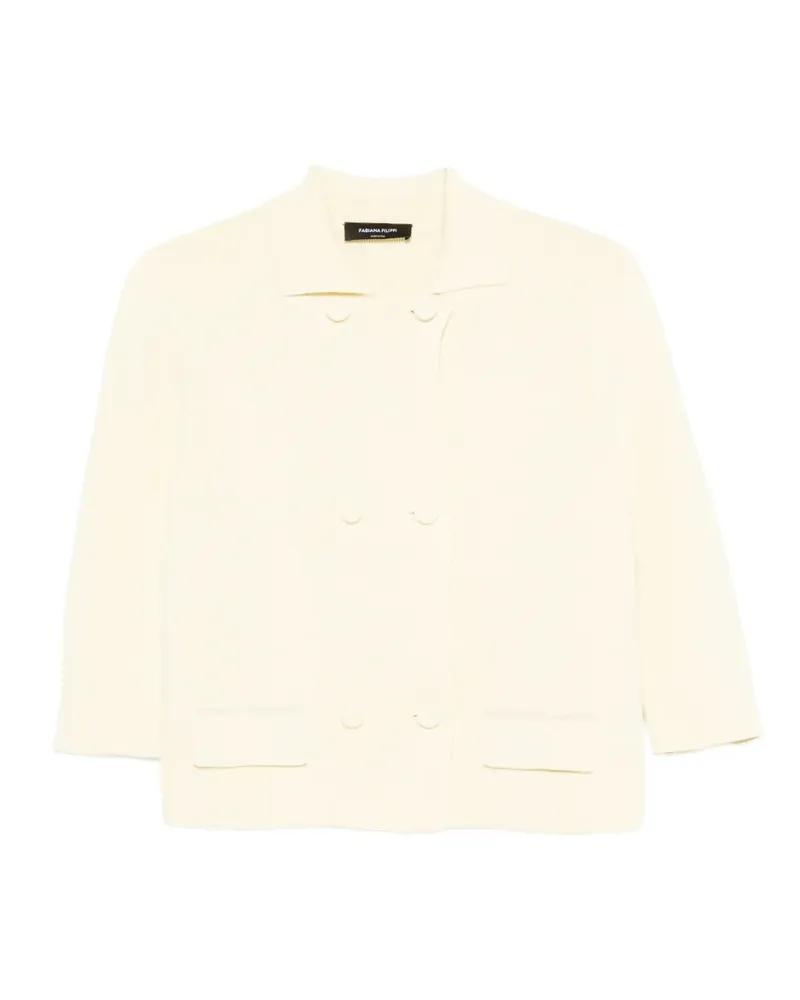 Fabiana Filippi double-breasted jacket - Nude Nude