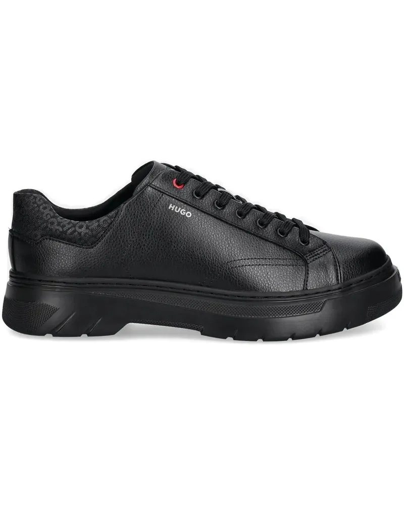 HUGO BOSS Strukturierte Sneakers - Schwarz Schwarz