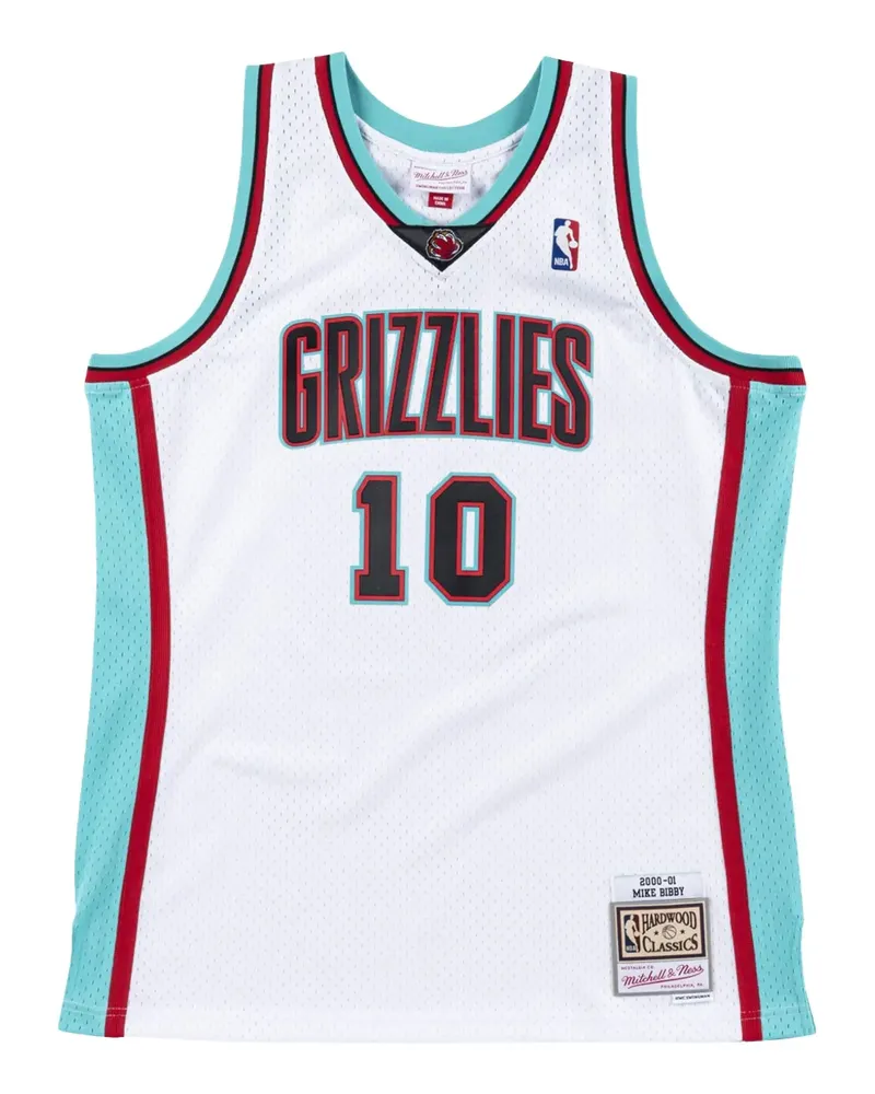 Mitchell & Ness x NBA Vancouver Grizzlies 00 Mike Bibby Split Swingman Tanktop - Weiß Weiß