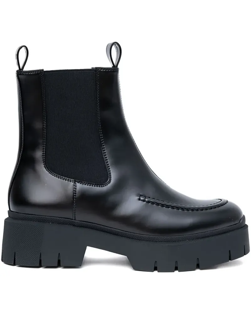 HUGO BOSS platform chelsea boots - Schwarz Schwarz