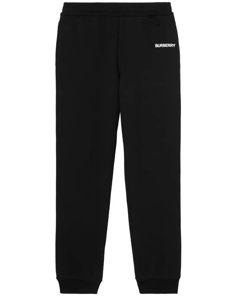 Burberry Jogginghose mit Logo-Print - Schwarz Schwarz