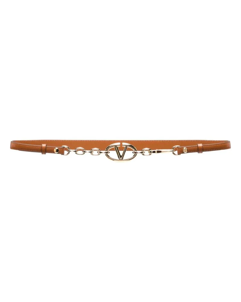 Valentino Garavani VLogo Signature Gürtel - Braun Braun
