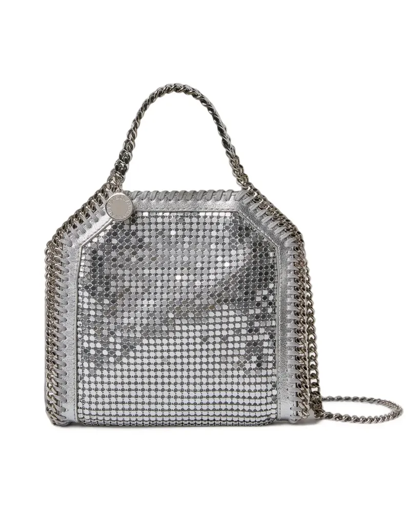 Stella McCartney Kleine Falabella Tasche mit Kettenriemen - Silber Silber
