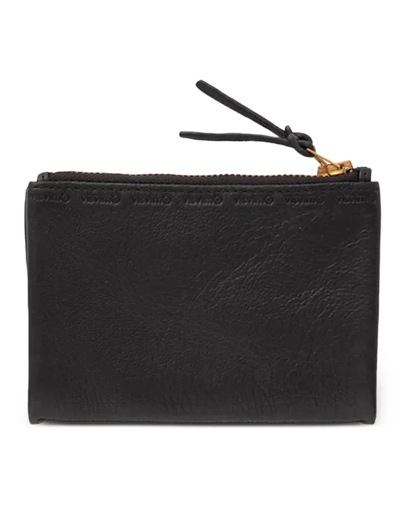 Visvim Portemonnaie mit Logo-Prägung - Schwarz Schwarz