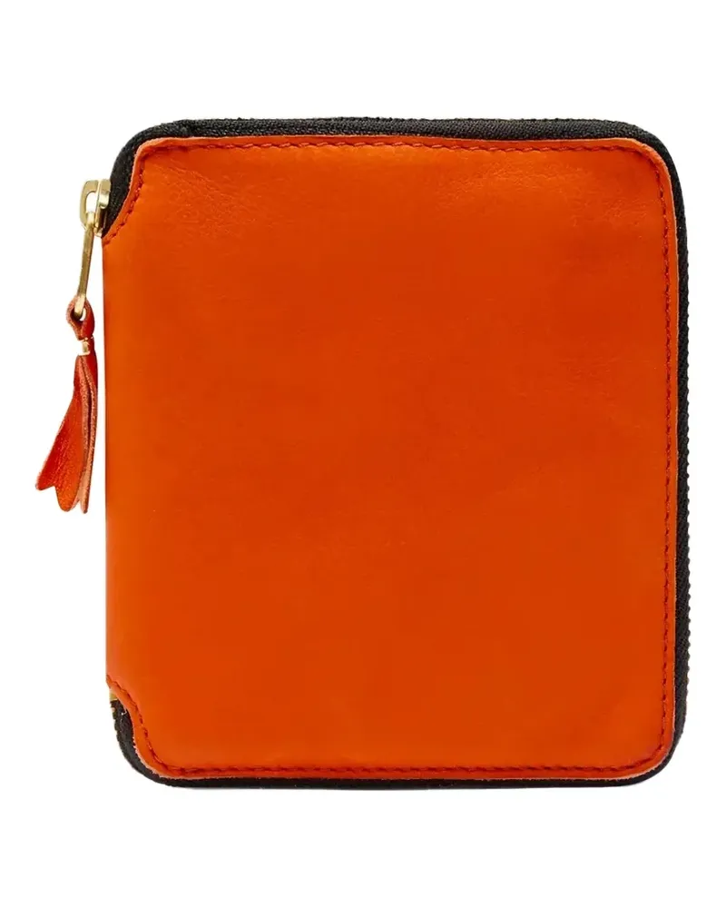 Comme des Garçons zip-up "Orange" wallet Orange