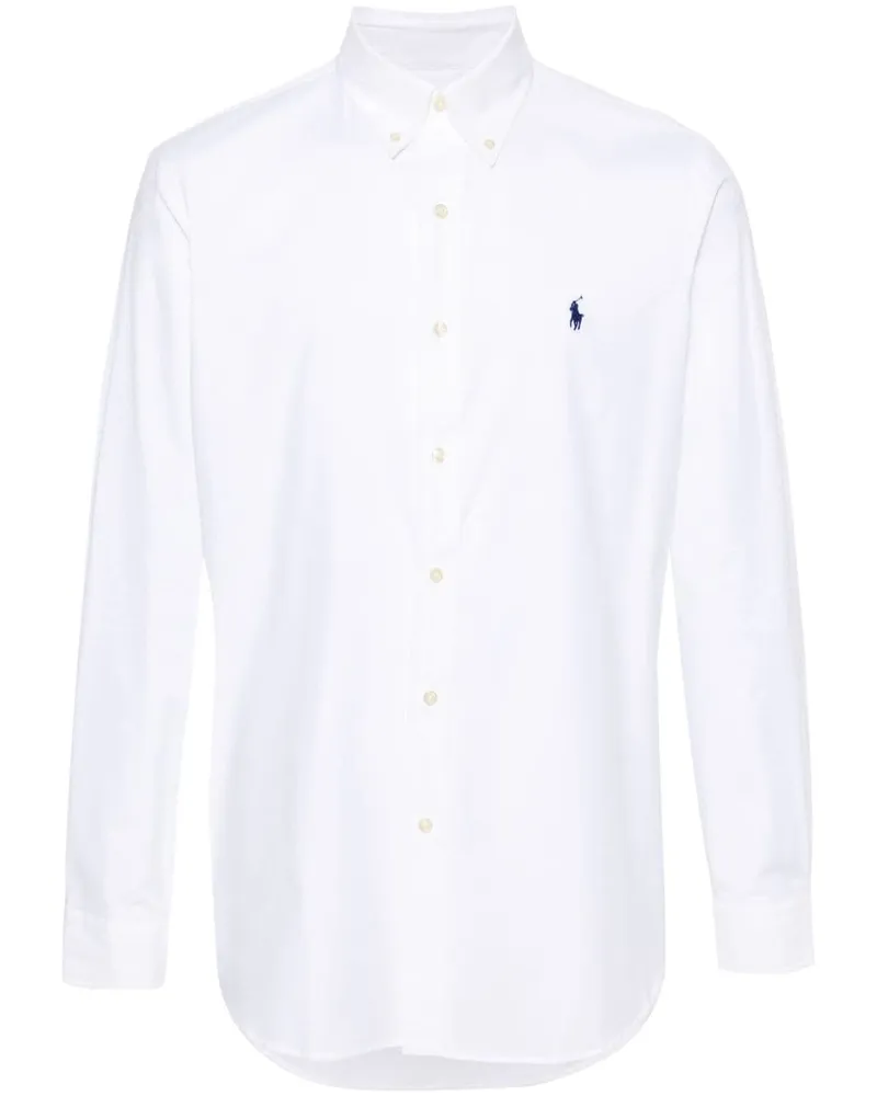 Ralph Lauren Hemd mit Polo Pony-Stickerei - Weiß Weiß