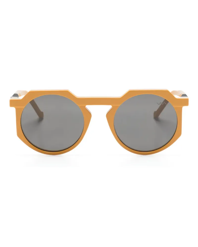 VAVA EYEWEAR WL0028 Sonnenbrille mit geometrischem Gestell - Gelb Gelb