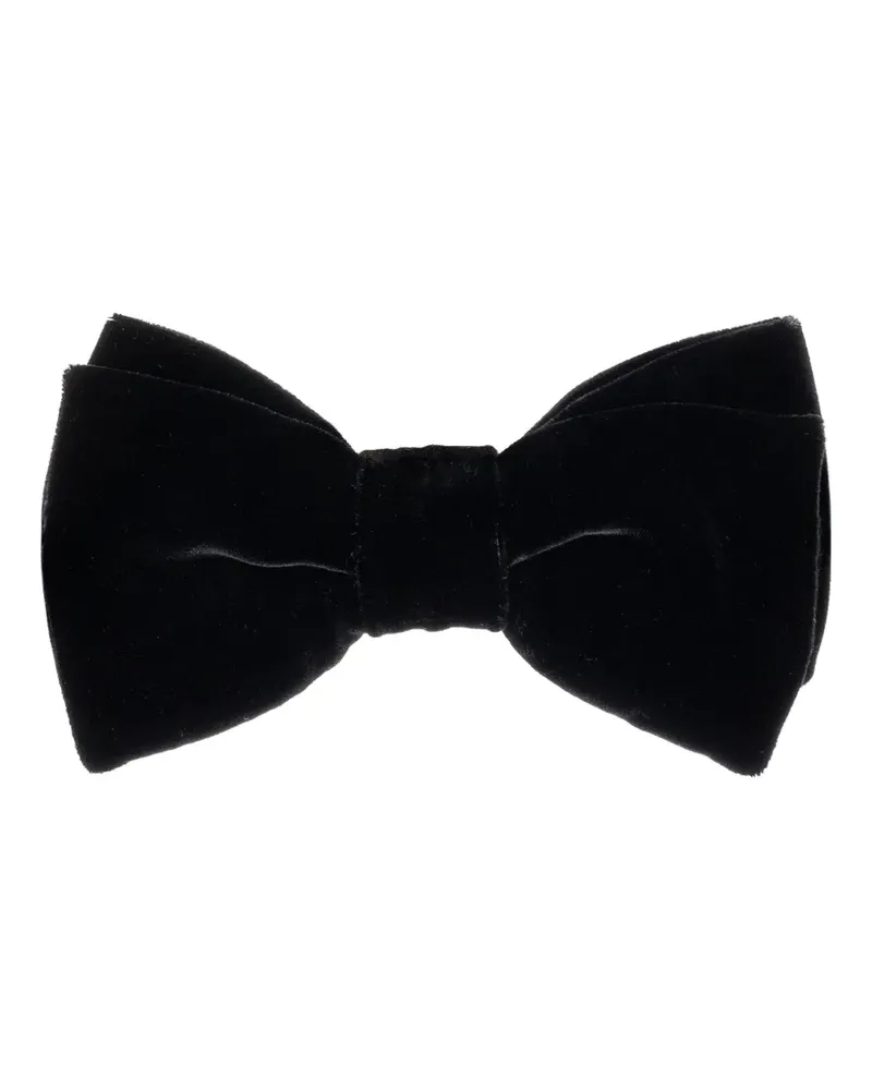 Versace Fliege aus Samt - Schwarz Schwarz