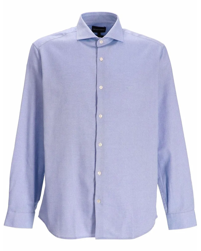 Emporio Armani Klassisches Hemd - Blau Blau