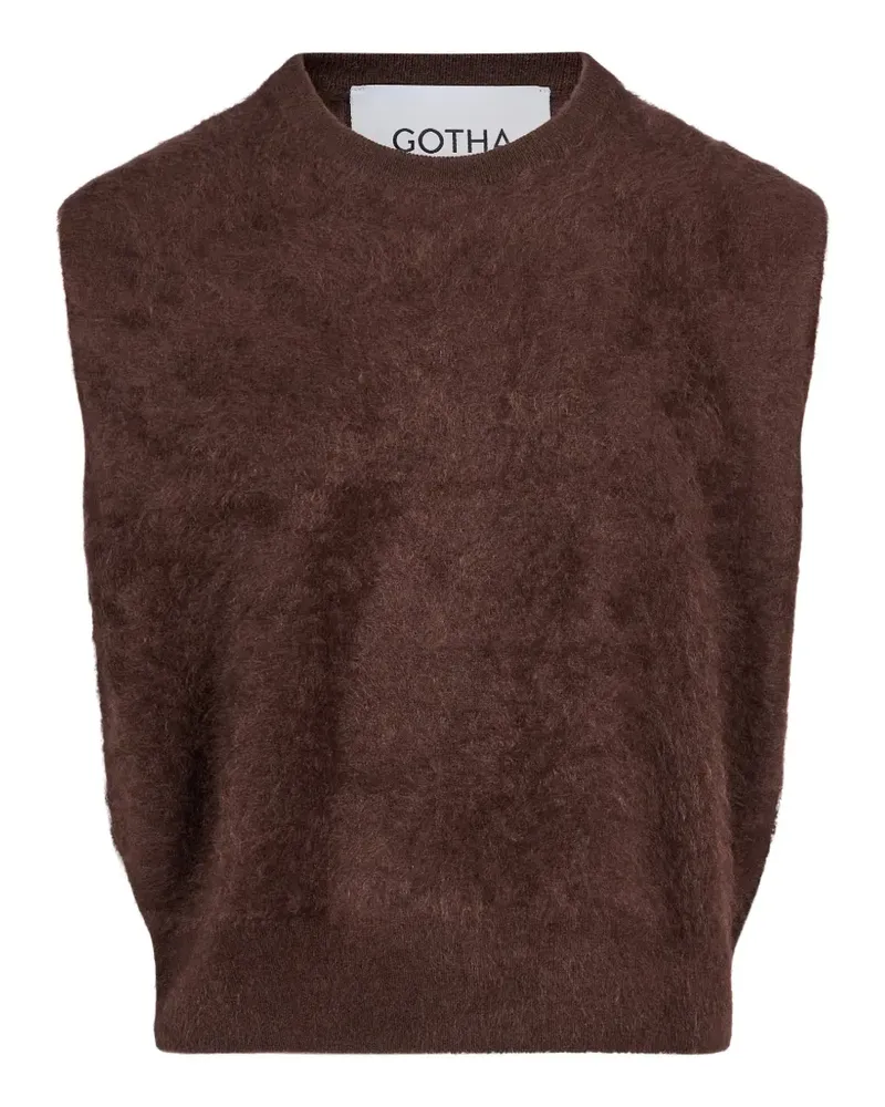 Gotha Belen sleeveless sweater - Braun Braun