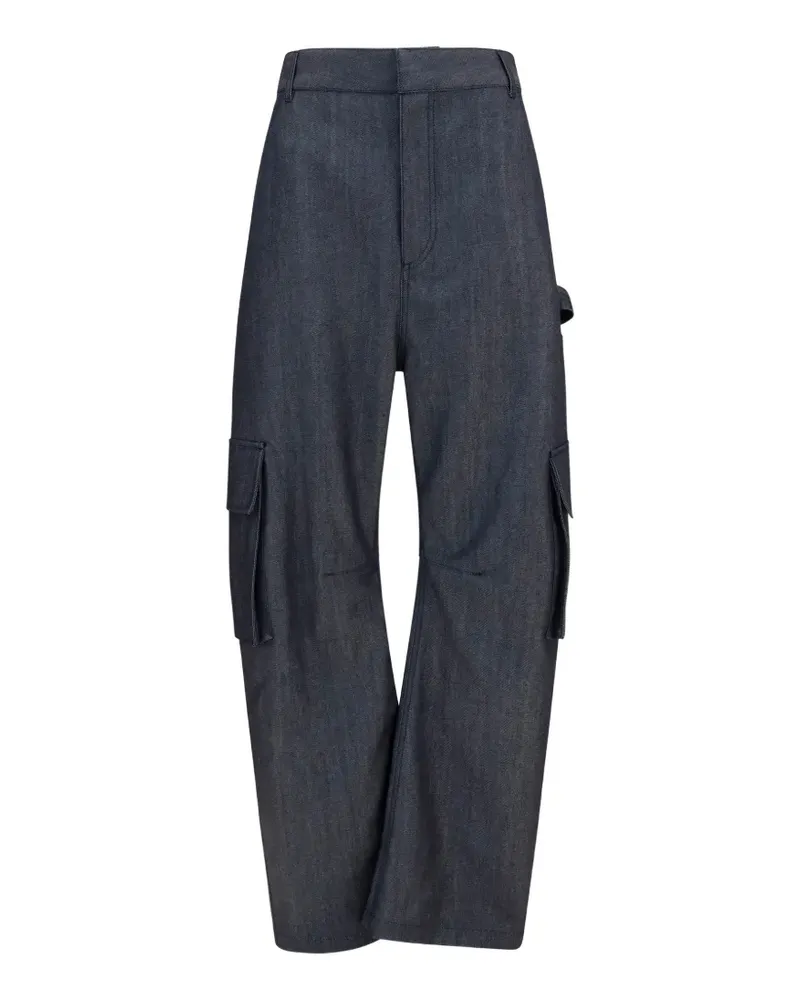 Balenciaga relaxed-fit cargo pants - Blau Blau