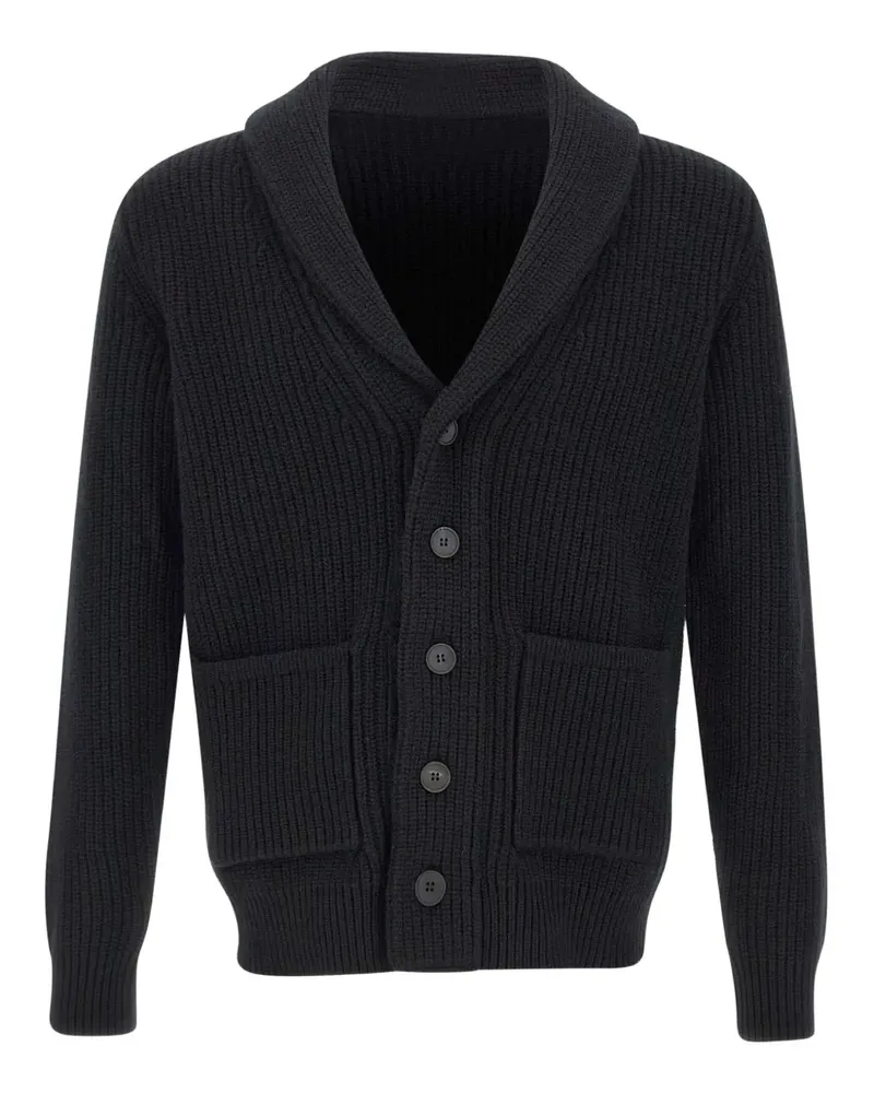 Filippo de Laurentiis Cardigan mit Schalkragen - Schwarz Schwarz