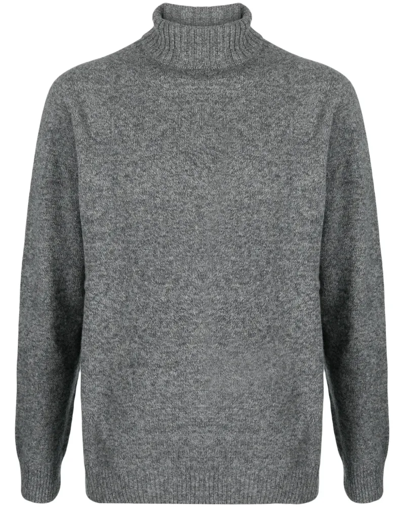 Sunspel Pullover mit Rollkragen - Grau Grau