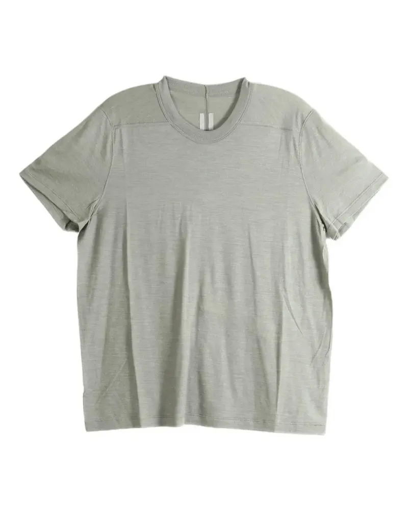 Rick Owens Short Level seam-detail T-shirt - Grau Grau