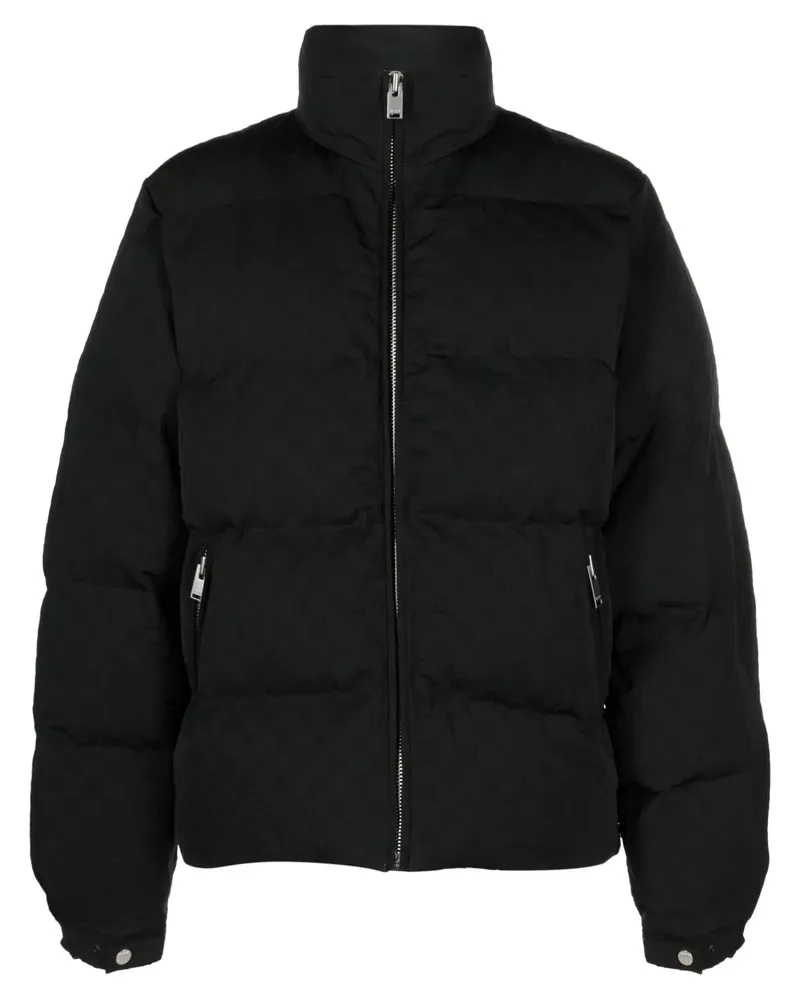 MISBHV Gefütterte Jacke mit Monogramm - Schwarz Schwarz