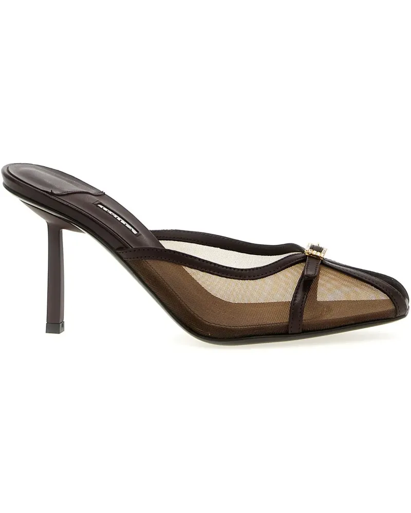 Le Silla Vittoria Mules 80mm - Braun Braun