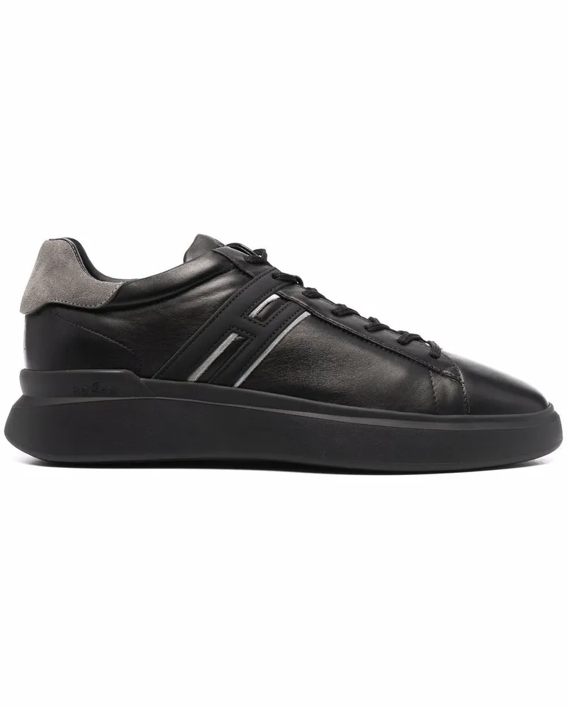 Hogan Sneakers mit Schnürung - Schwarz Schwarz