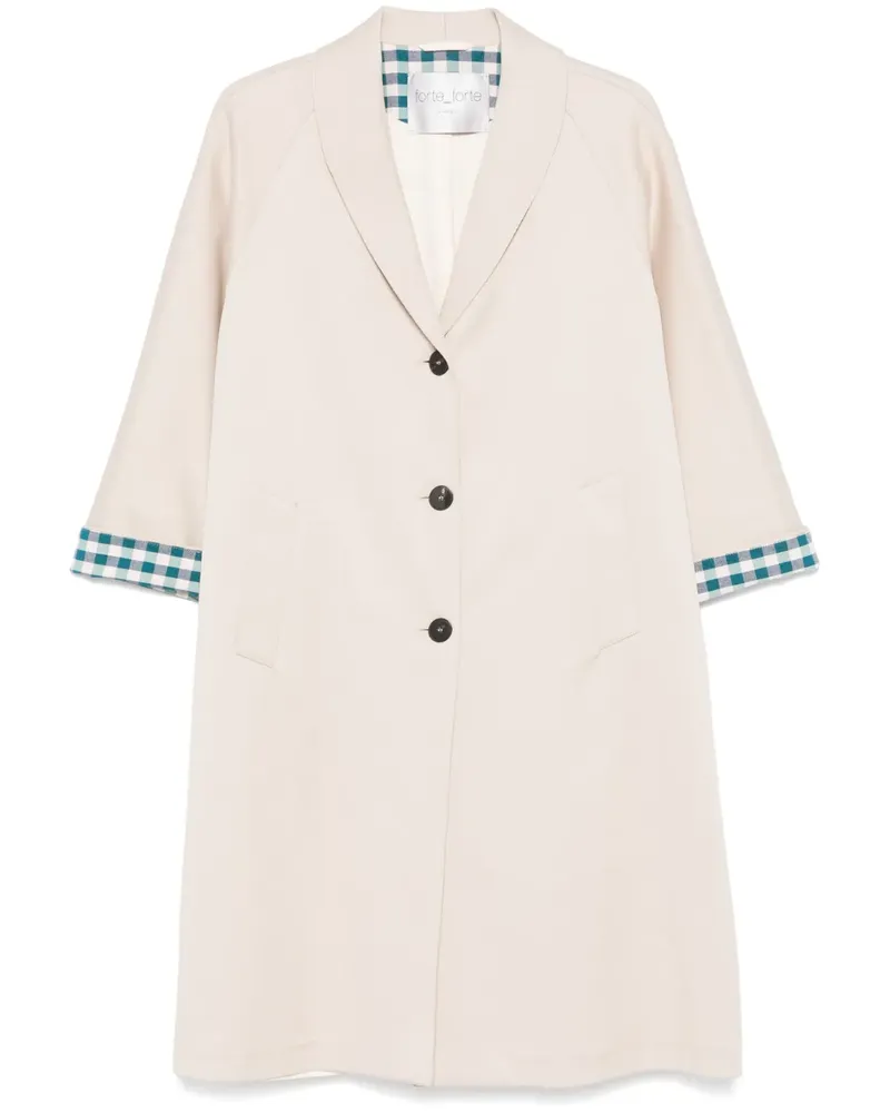 forte_forte Trenchcoat aus Baumwolle - Nude Nude