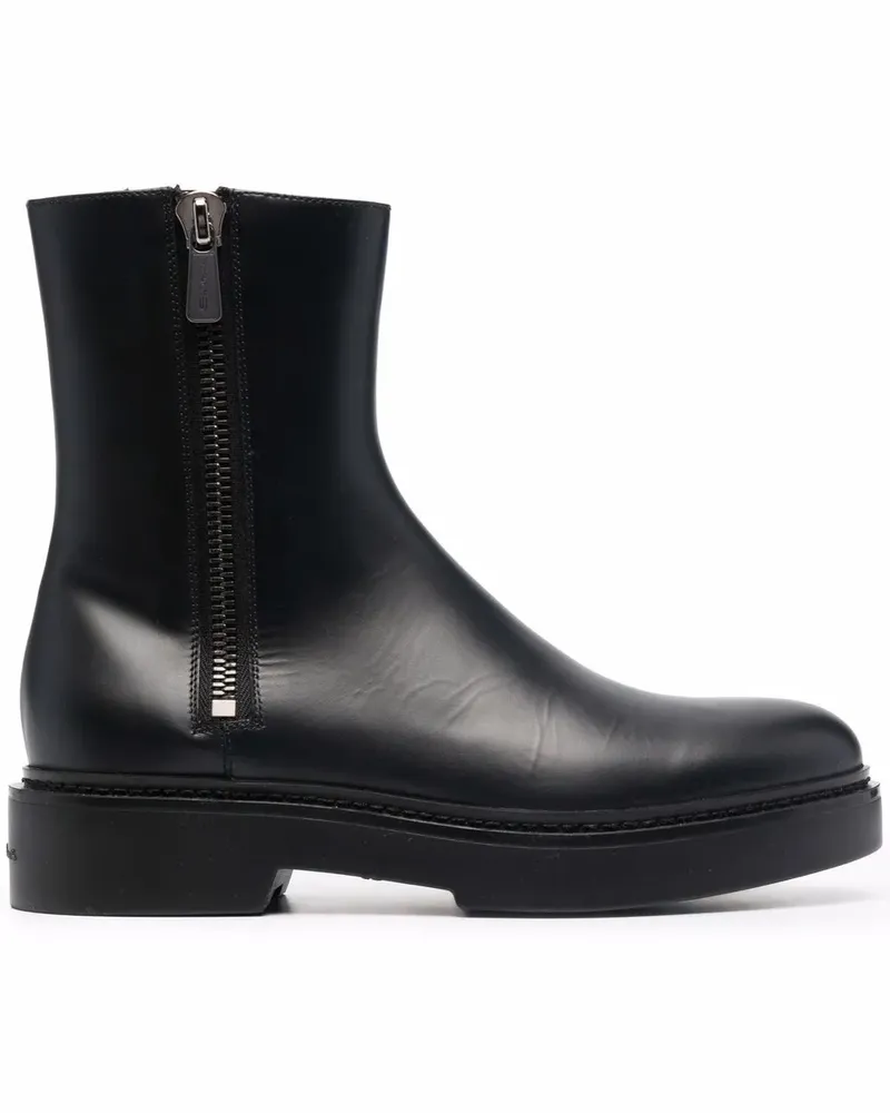 Santoni Klassische Stiefel - Schwarz Schwarz