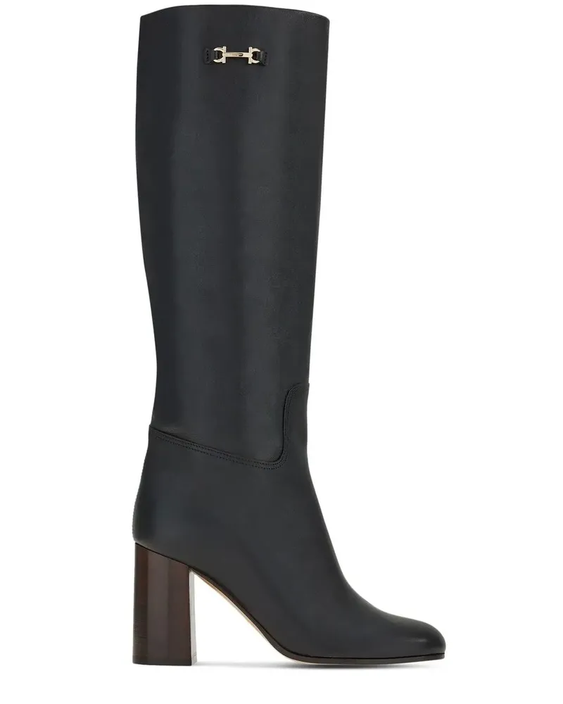 Ferragamo Gancini Stiefel - Schwarz Schwarz