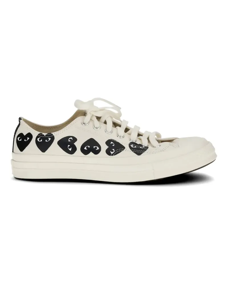 Comme des Garçons x Converse Chuck 70 heart-print sneakers - Nude Nude