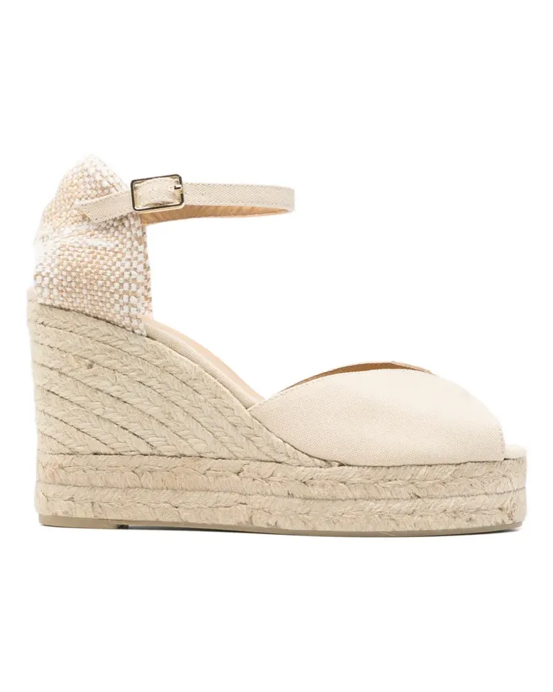 Castañer Bianca peep-toe espadrilles - Nude Nude