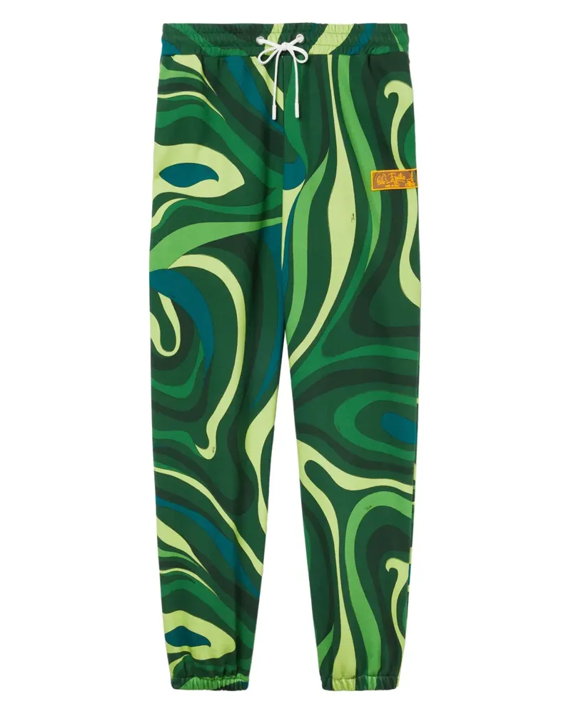 Emilio Pucci Jogginghose mit Marmo-Print - Grün Grün