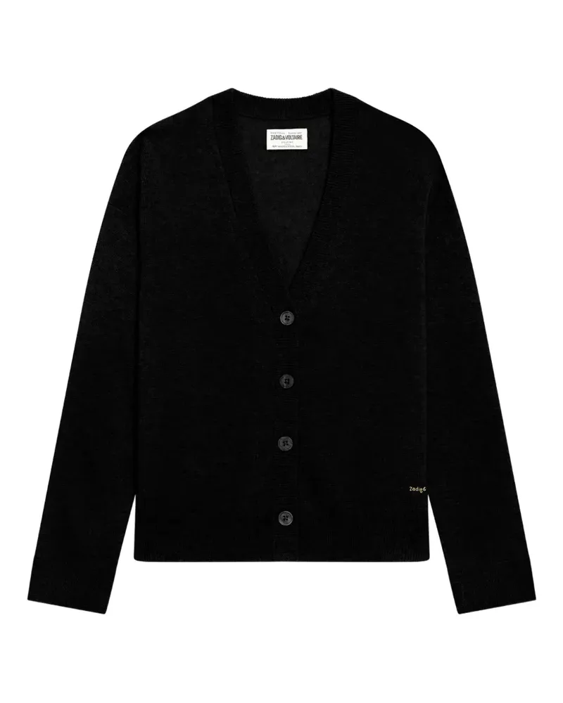 Zadig & Voltaire Mirkaz Cardigan aus Kaschmir - Schwarz Schwarz