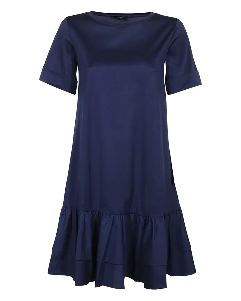 Max Mara Gerüschtes Kleid - Blau Blau