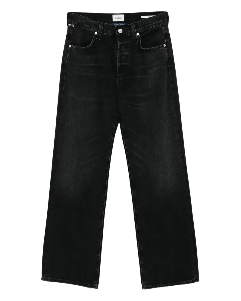 Citizens of humanity Weite Annina Jeans mit hohem Bund - Schwarz Schwarz