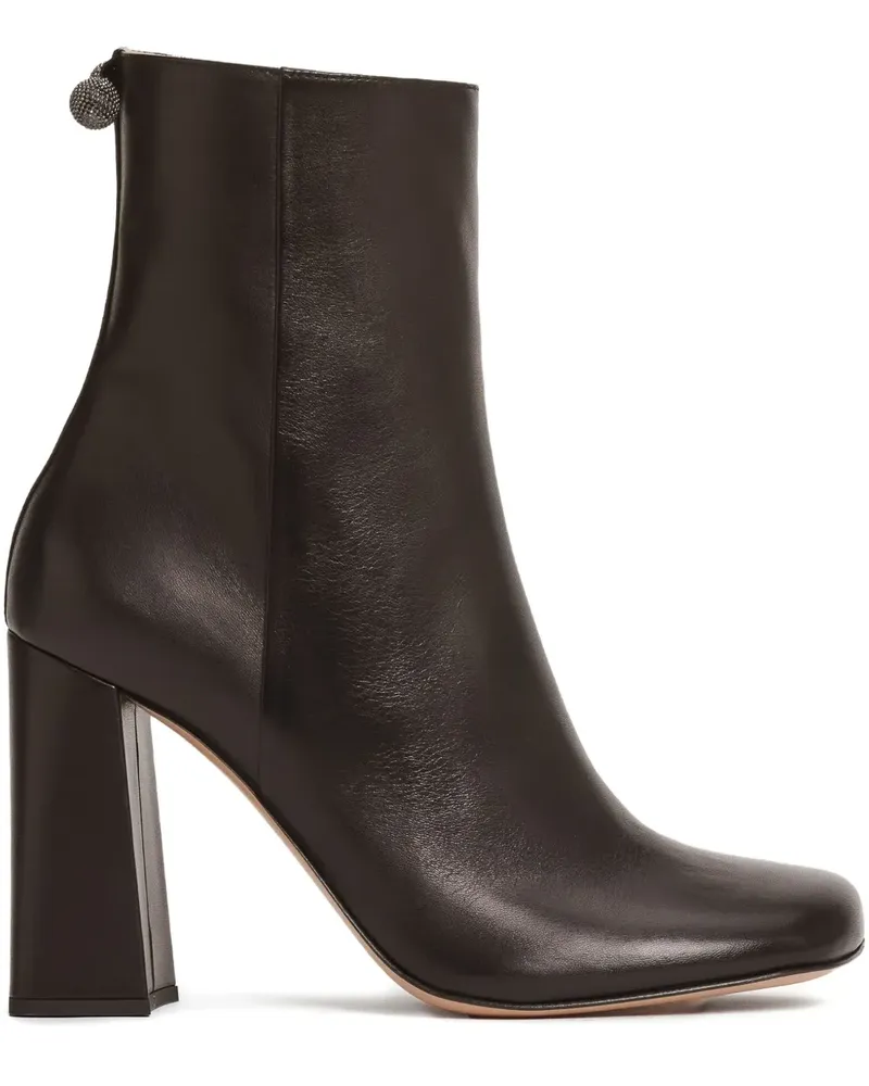 Fabiana Filippi Stiefeletten mit Blockabsatz - Schwarz Schwarz