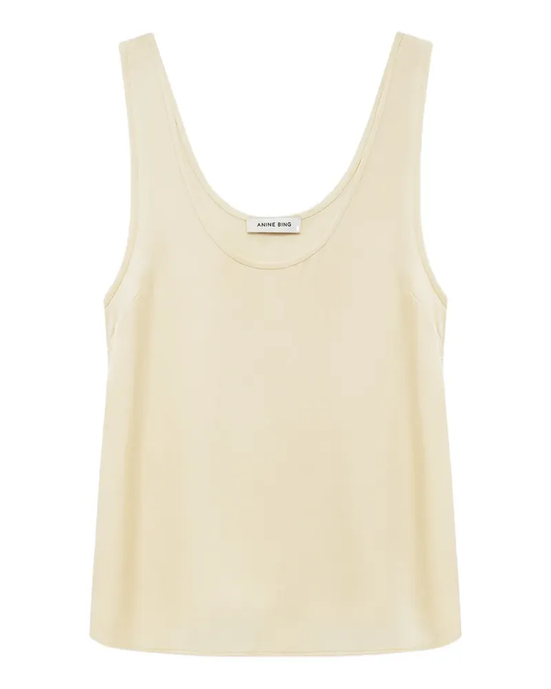 Anine Bing Lea scoop-neck top - Gelb Gelb