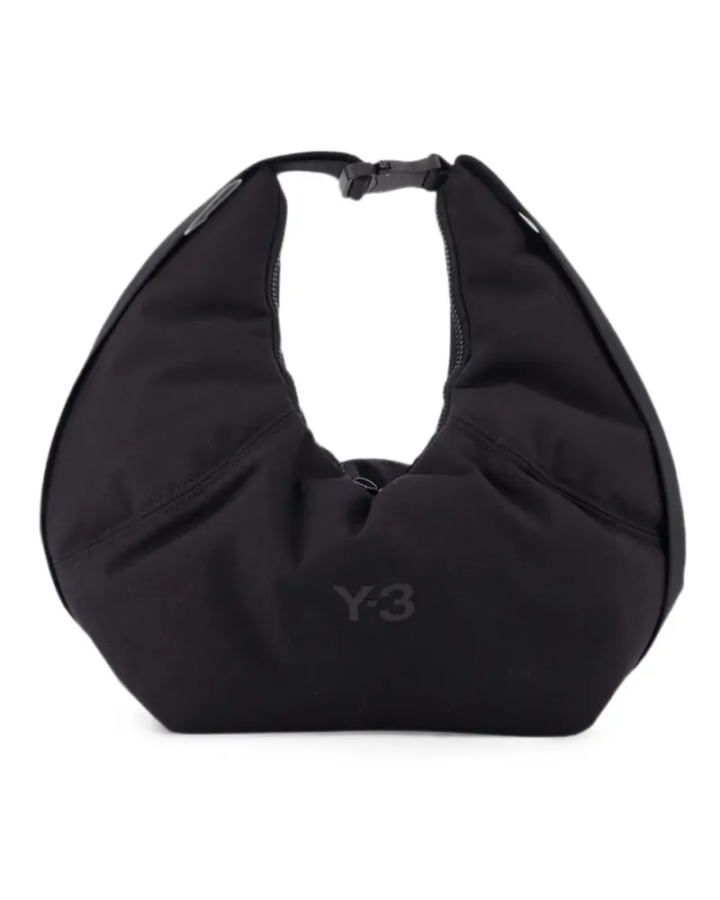 Y-3 Crescent logo-print tote bag - Schwarz Schwarz