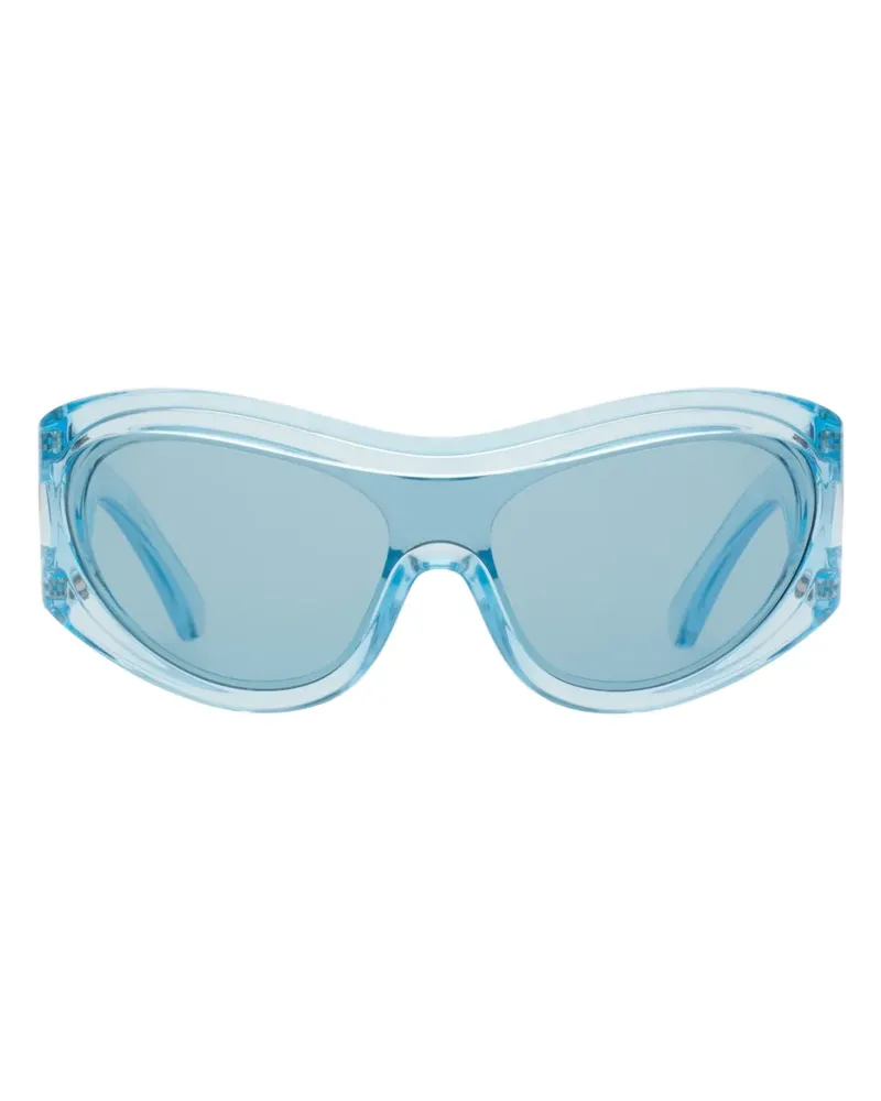 Burberry Shield-Sonnenbrille mit Cut-Out - Blau Blau