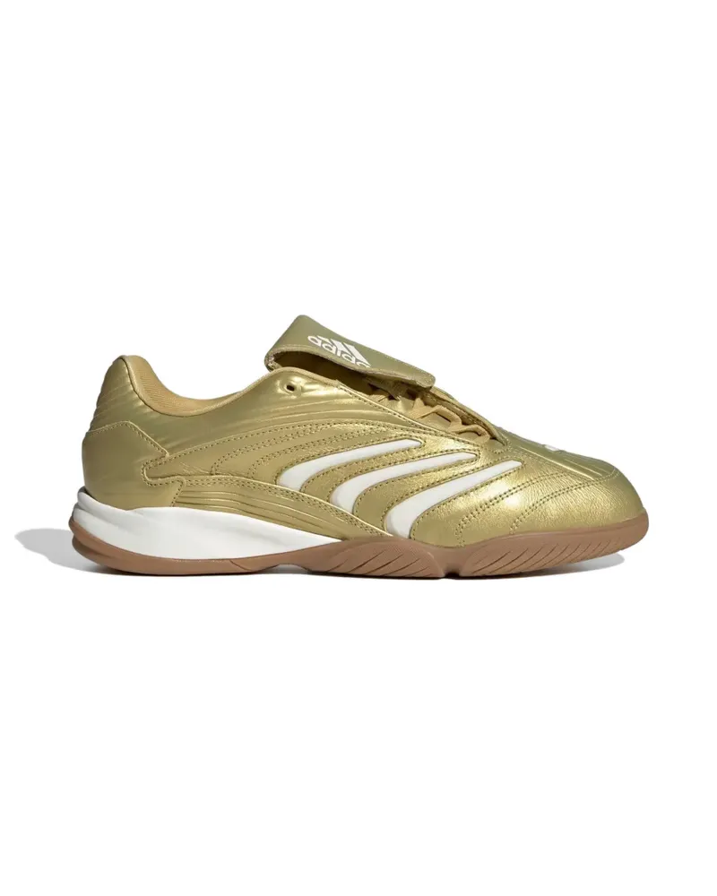 adidas Predator Sala metallic-effect panelled sneakers - Gold Gold